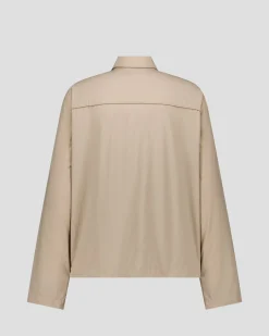 Veste légère col chemise Beige Guy