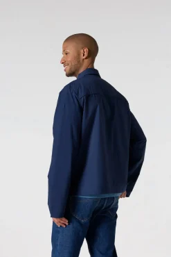 Veste légère col chemise Marine Guy