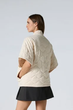 Veste manches 3/4 Vanille sucrée Dita