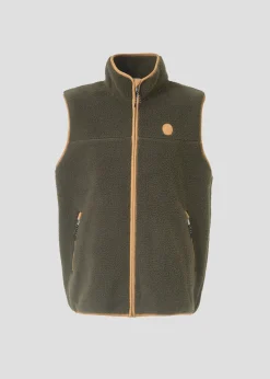 Veste polaire sans manches Army foncé Tobias