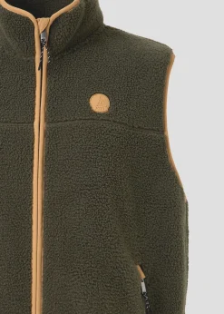 Veste polaire sans manches Army foncé Tobias