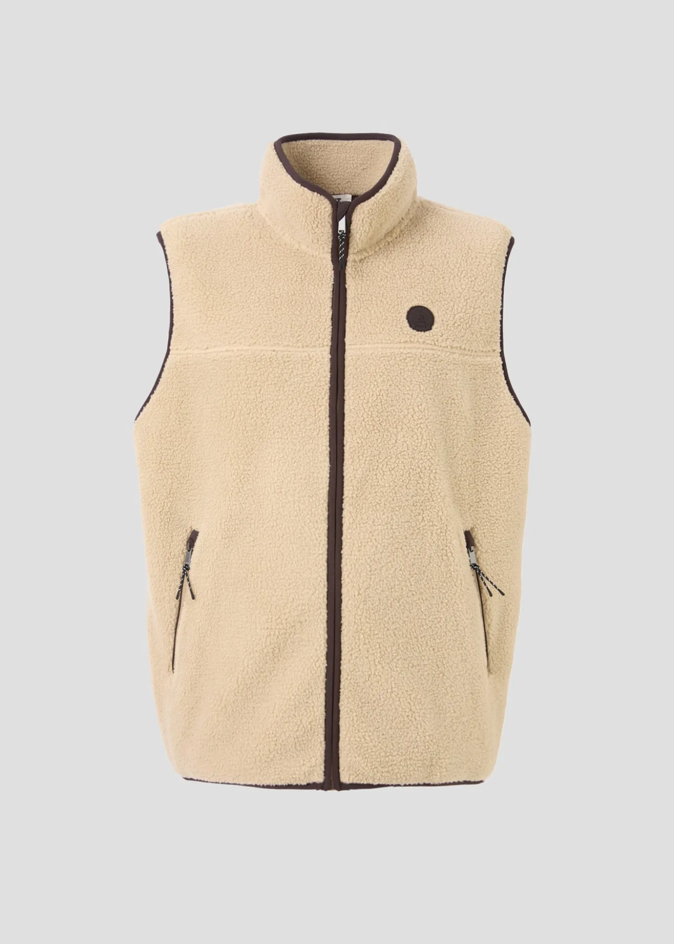 Veste polaire sans manches Beige doux Tobias