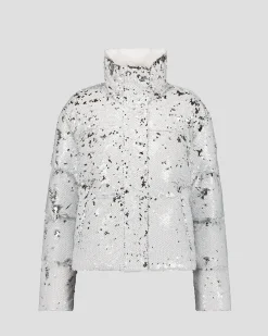 Veste à sequins Blanc/argent Isadora