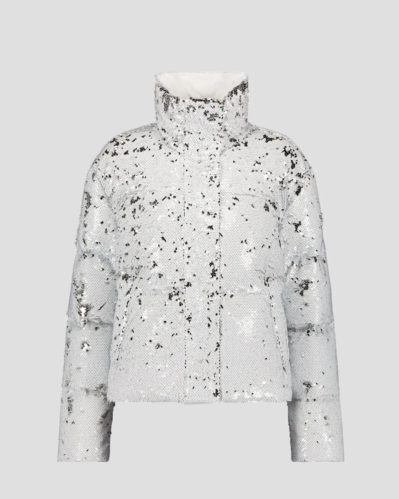Veste à sequins Blanc/argent Isadora