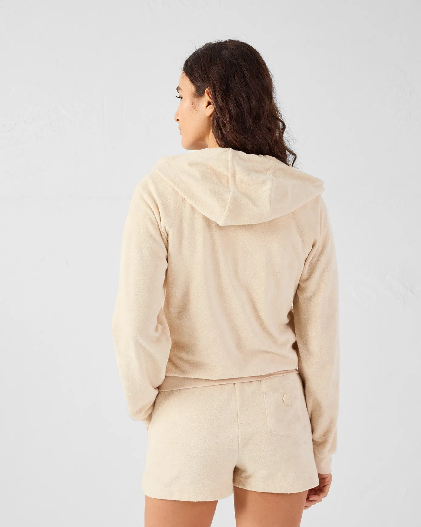 Veste zipée éponge Sable Anemone