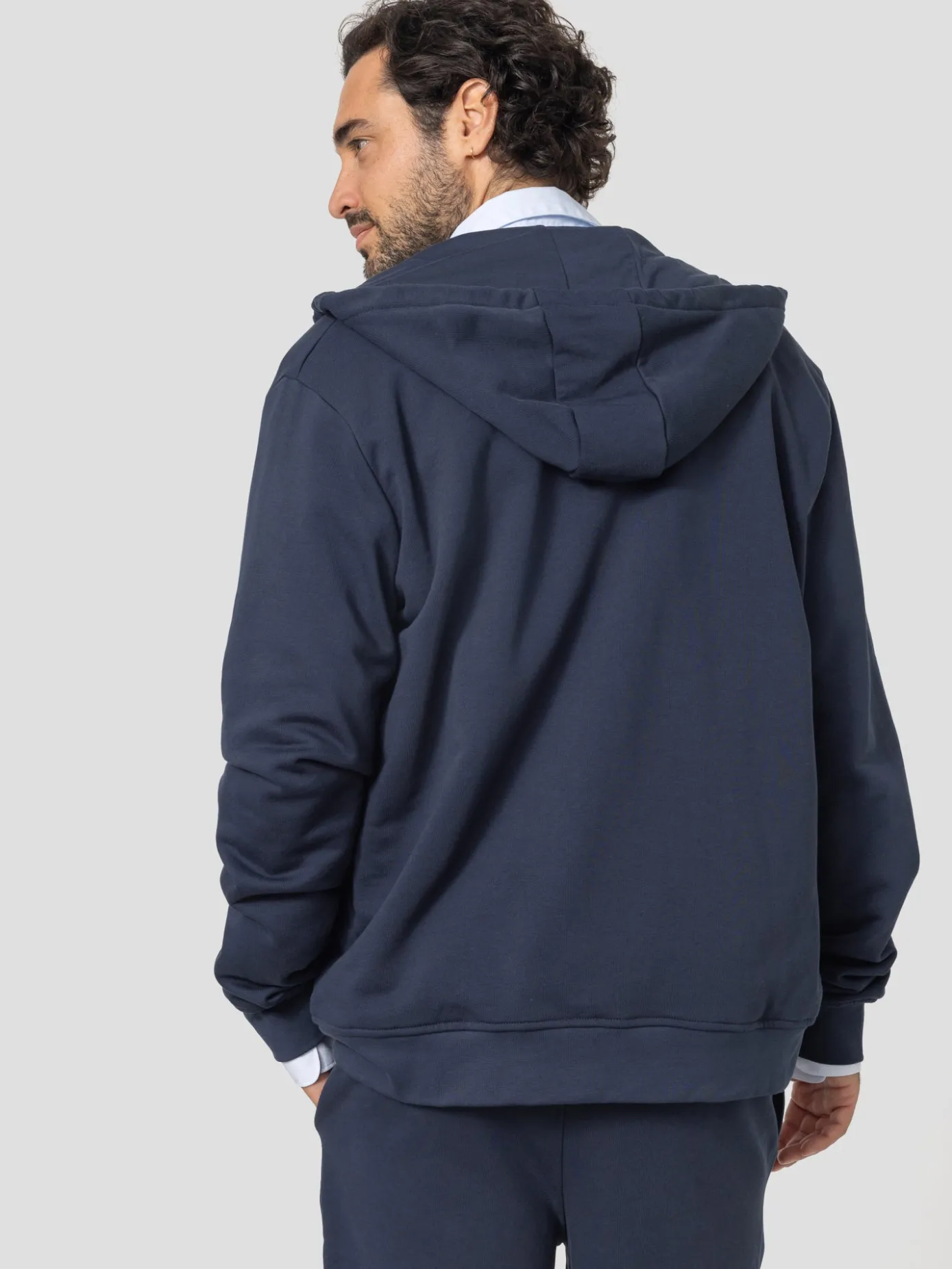 Veste zippée à capuche Marine Dalil