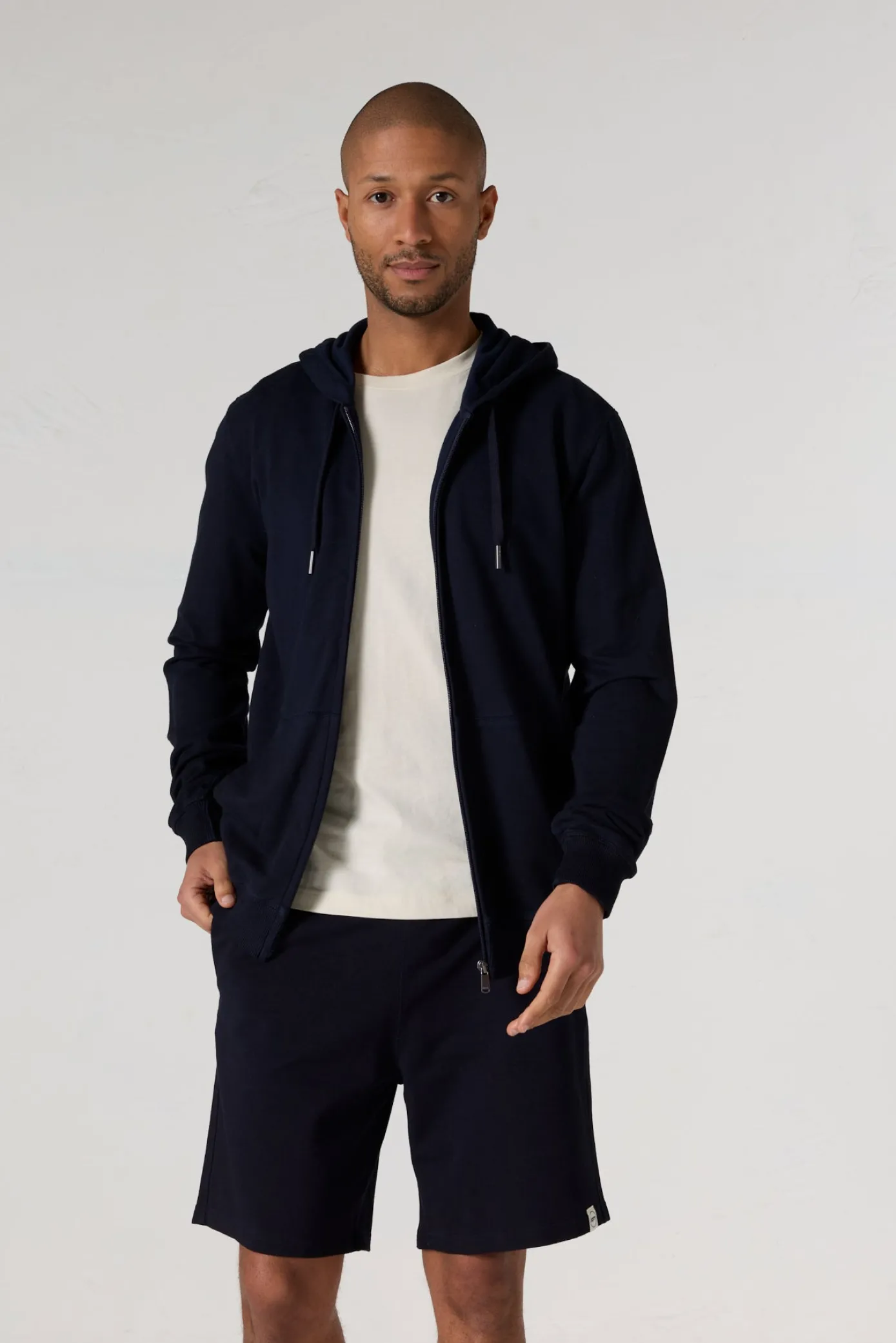 Veste zippée à capuche Marine Edgar
