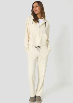 Veste zippée à capuche Naturel Dalila