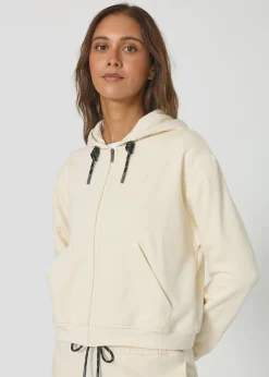 Veste zippée à capuche Naturel Dalila