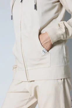 Veste zippée à capuche Naturel Sima