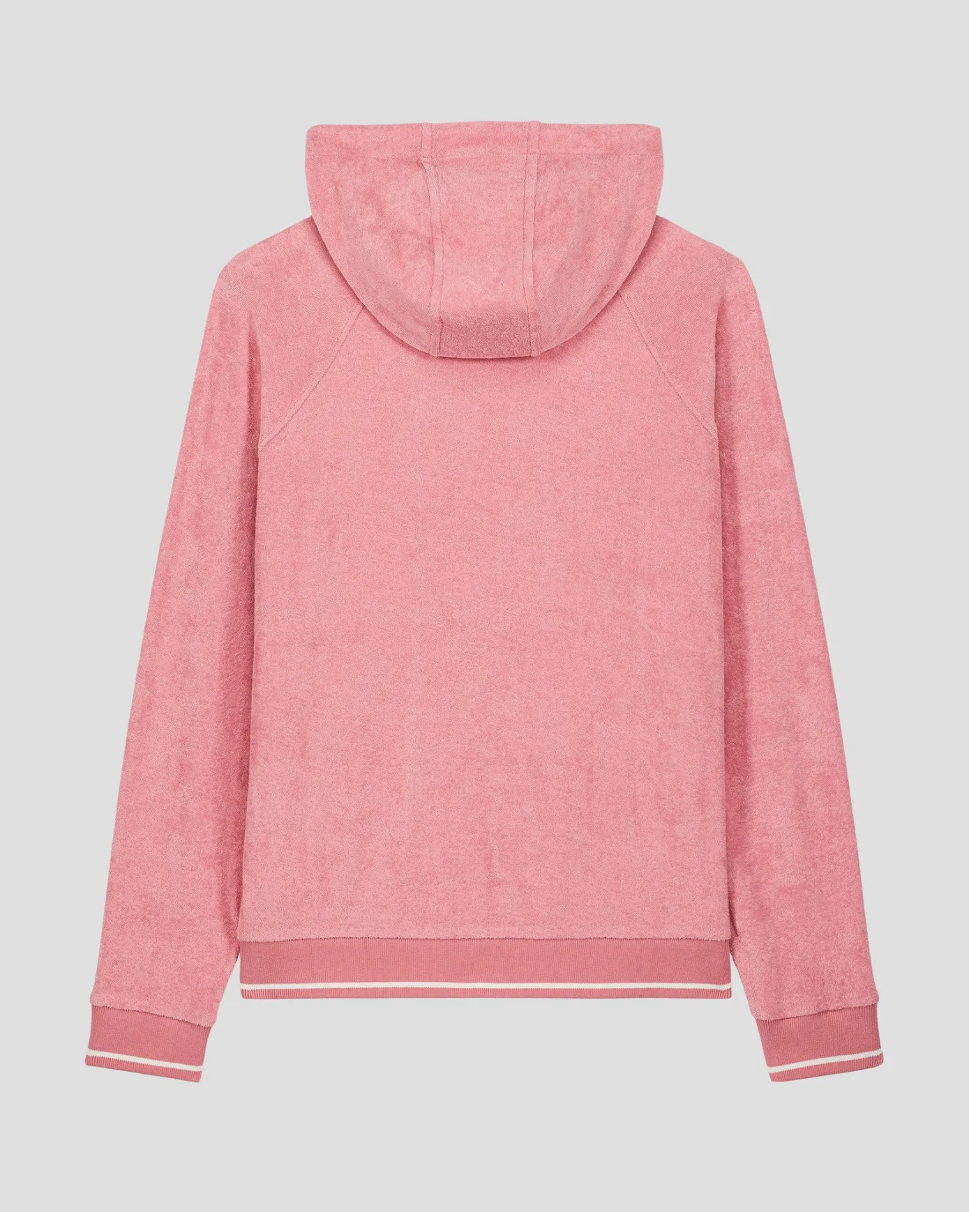 Veste zippée à capuche Pink antique Tellin