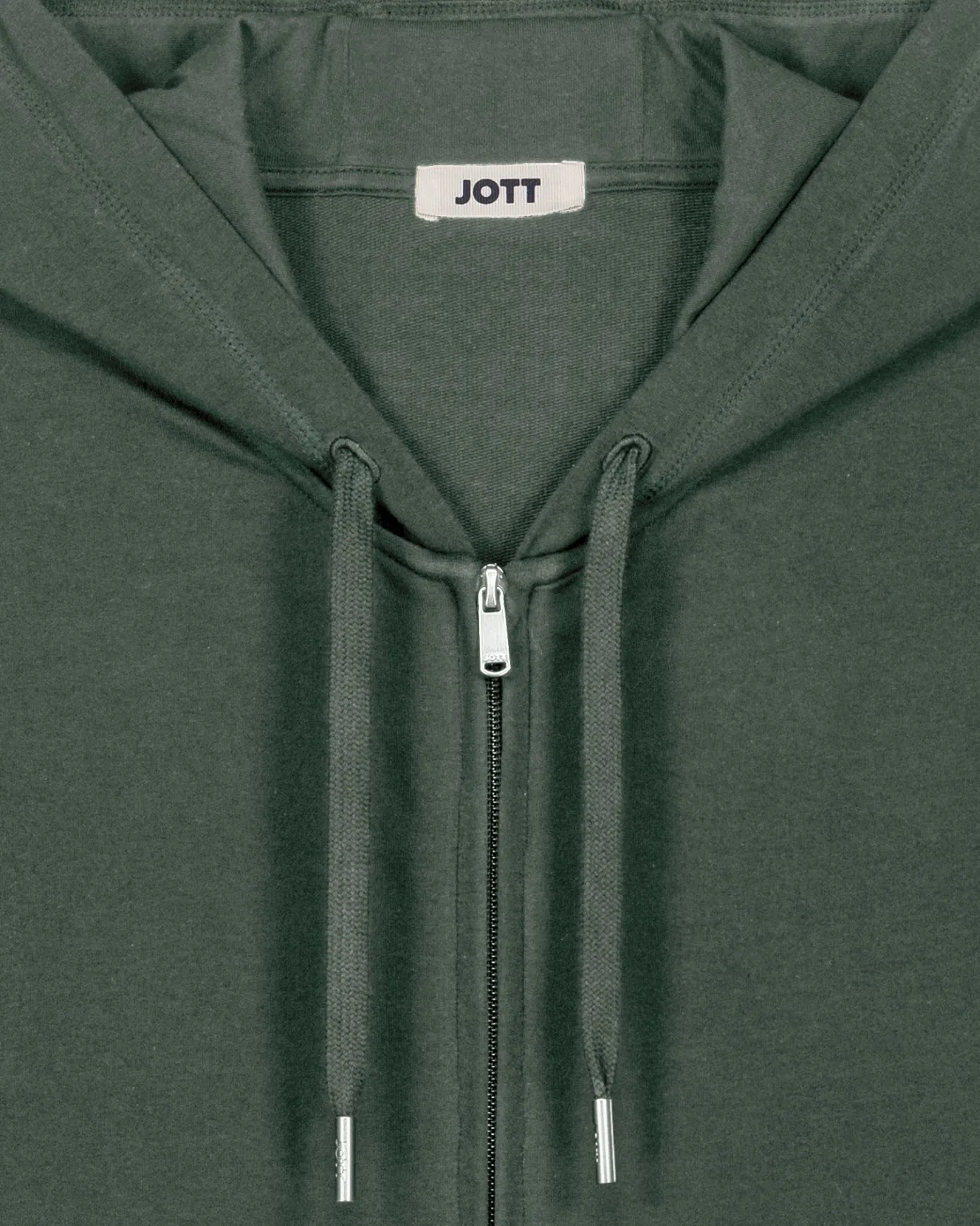 Veste zippée à capuche Vert sauge Edgar