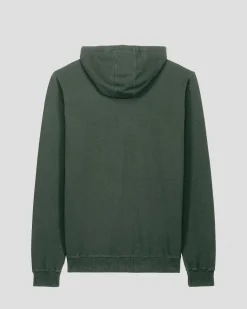 Veste zippée à capuche Vert sauge Edgar