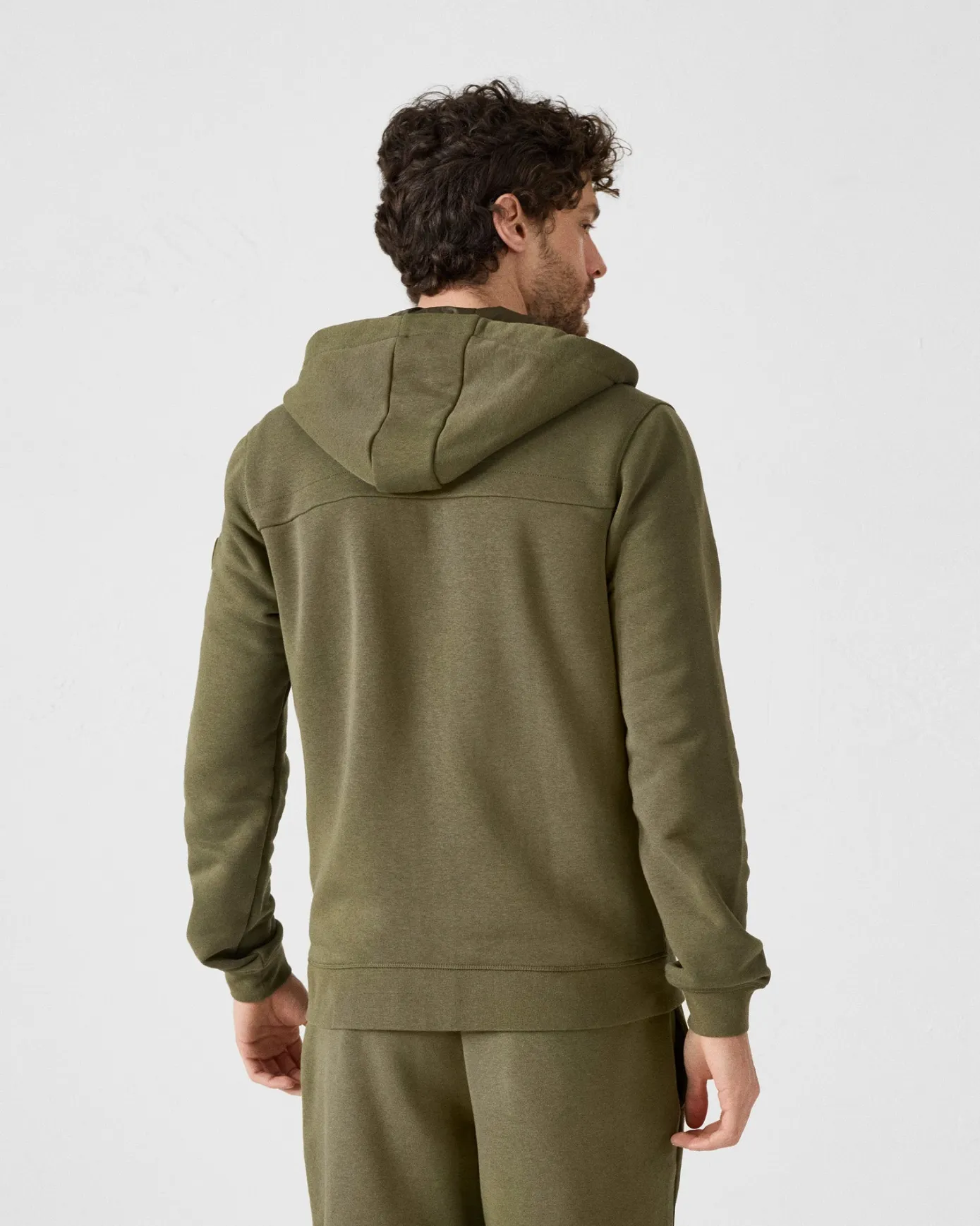 Veste zippée en coton Army Hector