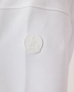 Veste zippée en molleton Blanc Leda