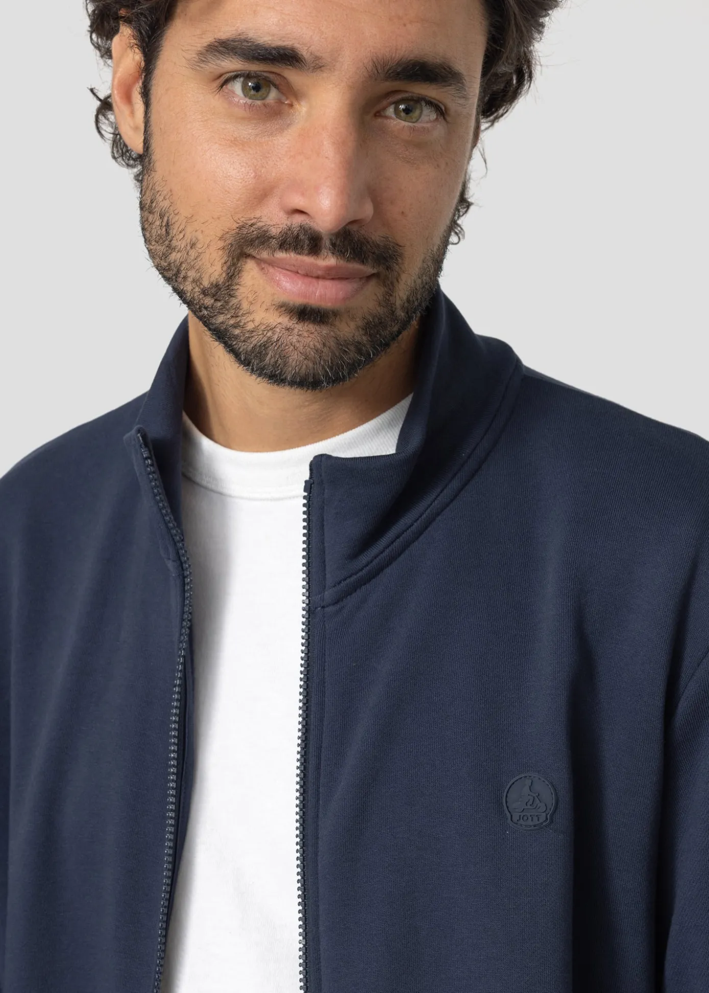 Veste zippée en molleton gratté Marine Jude