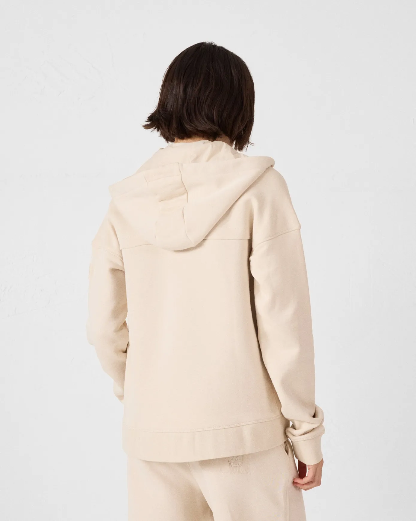 Veste zippée en molleton Sable Leda