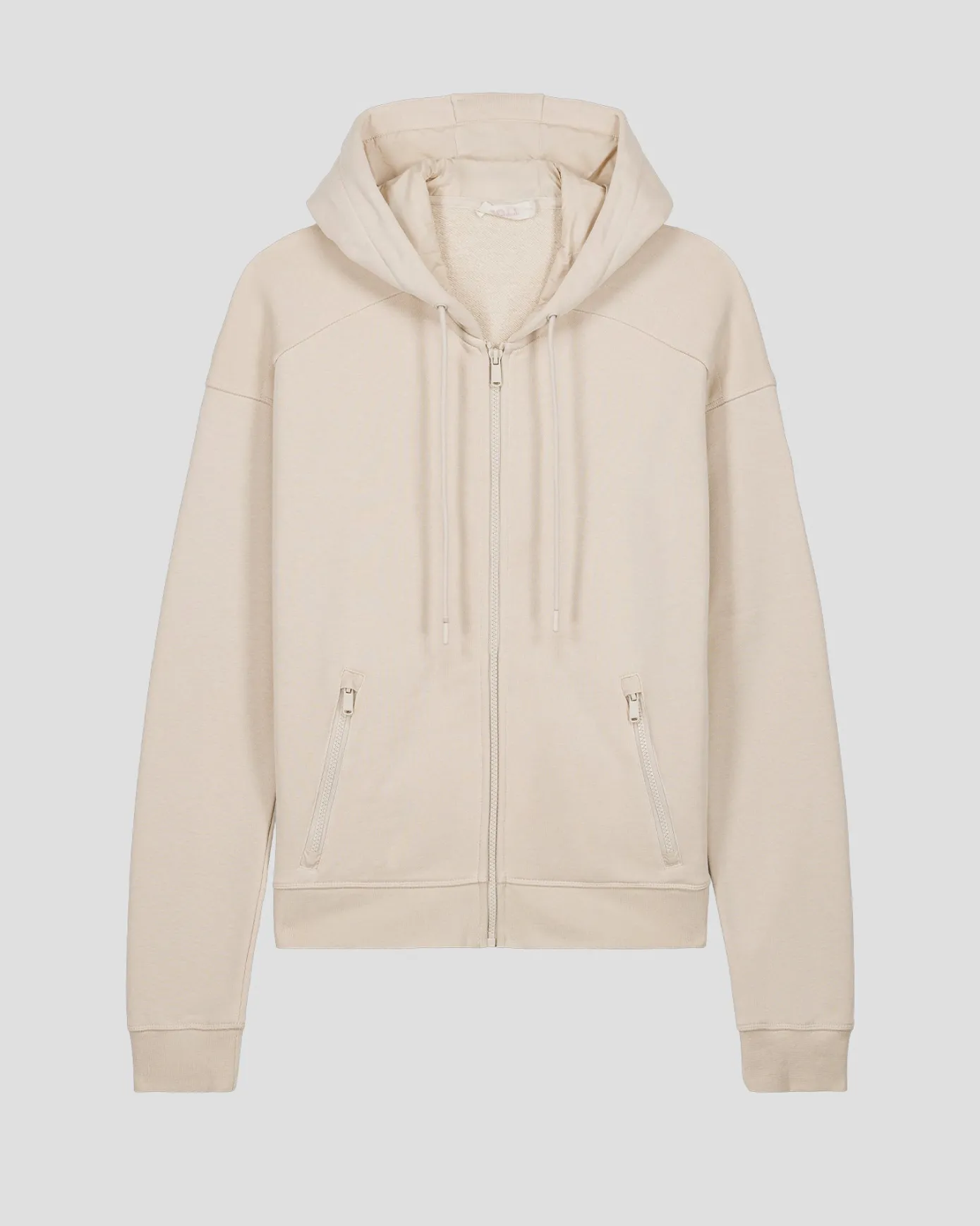 Veste zippée en molleton Sable Leda