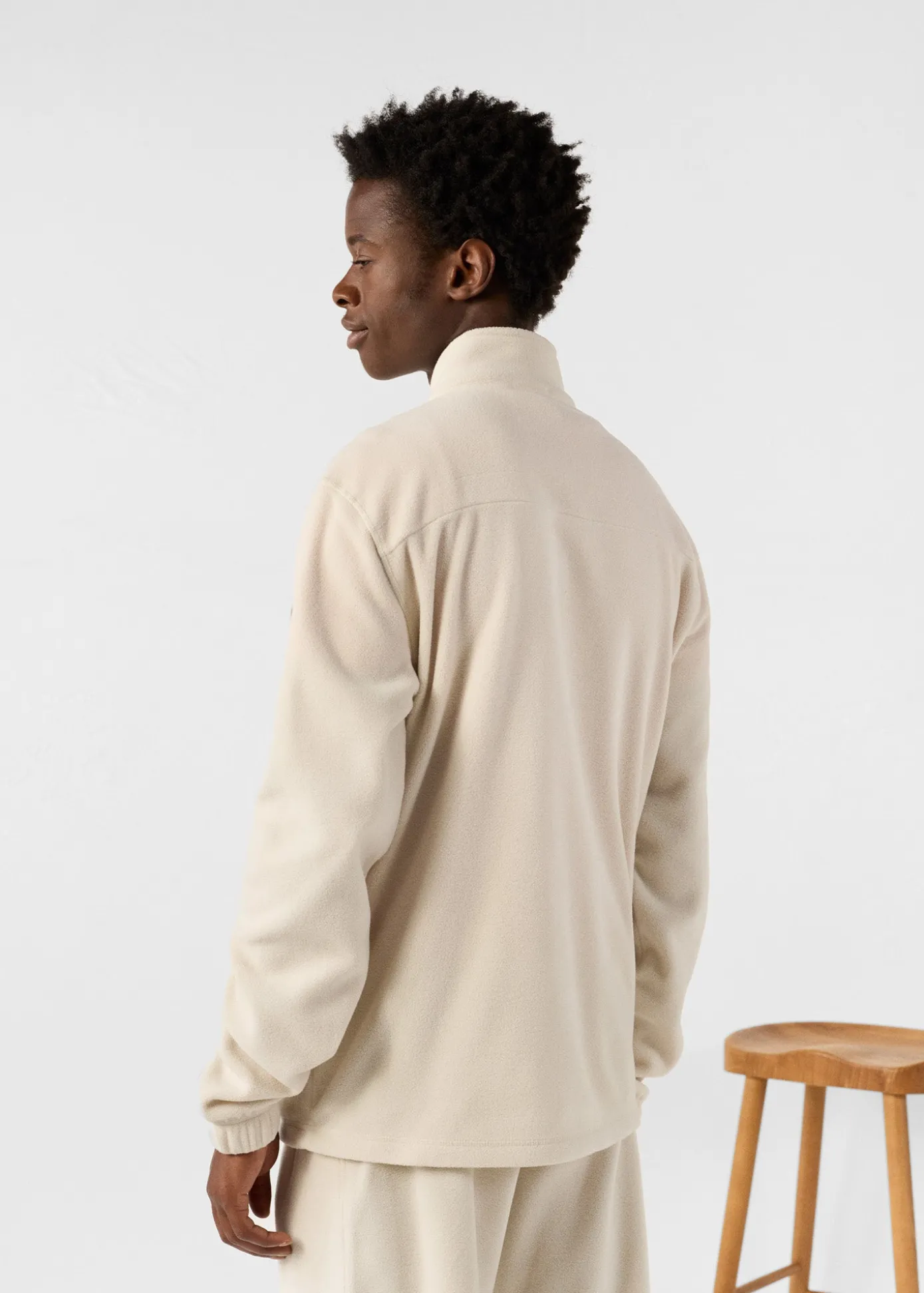 Veste zippée en polaire Naturel Loid
