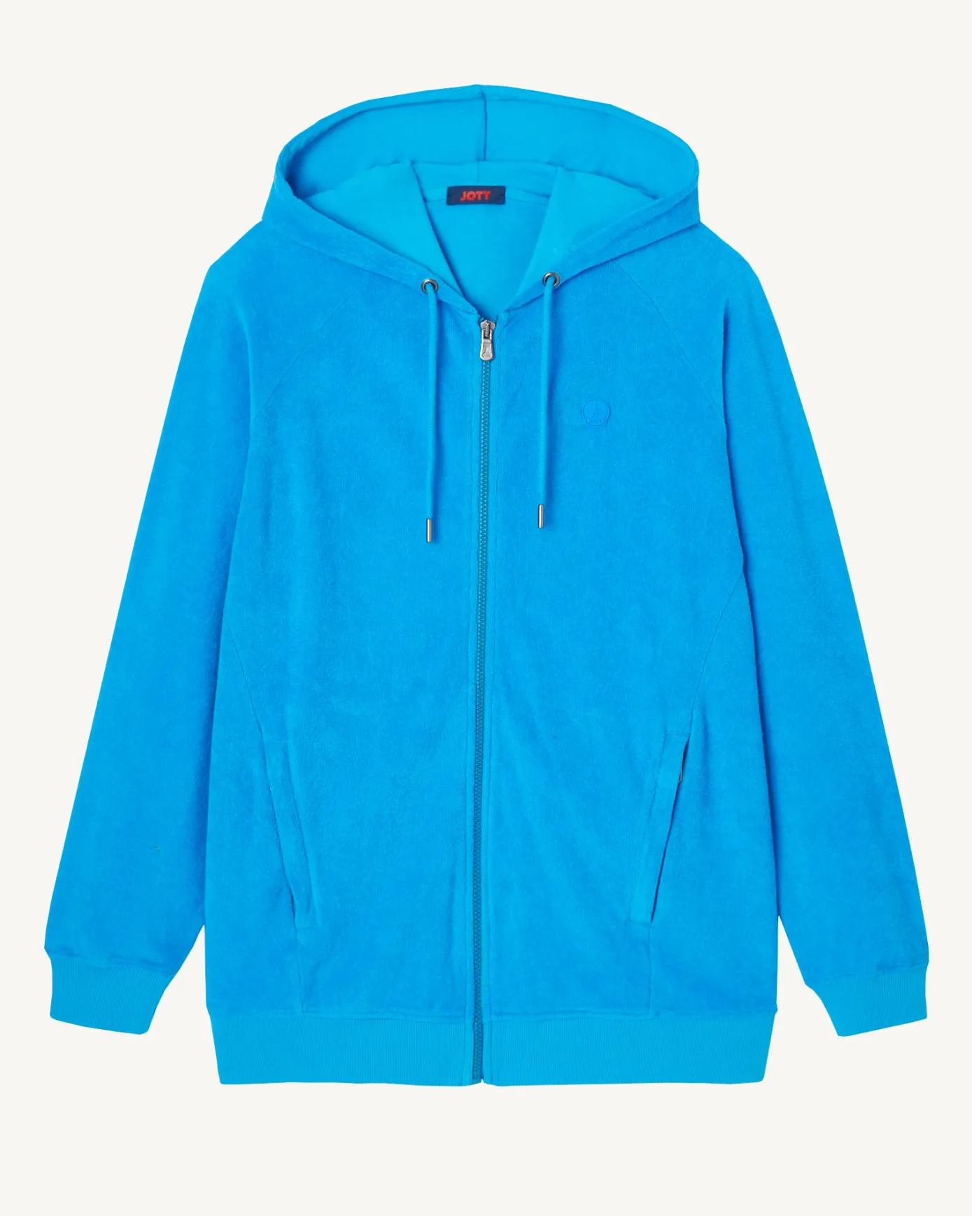 Veste zippée éponge à capuche Azur Nazare